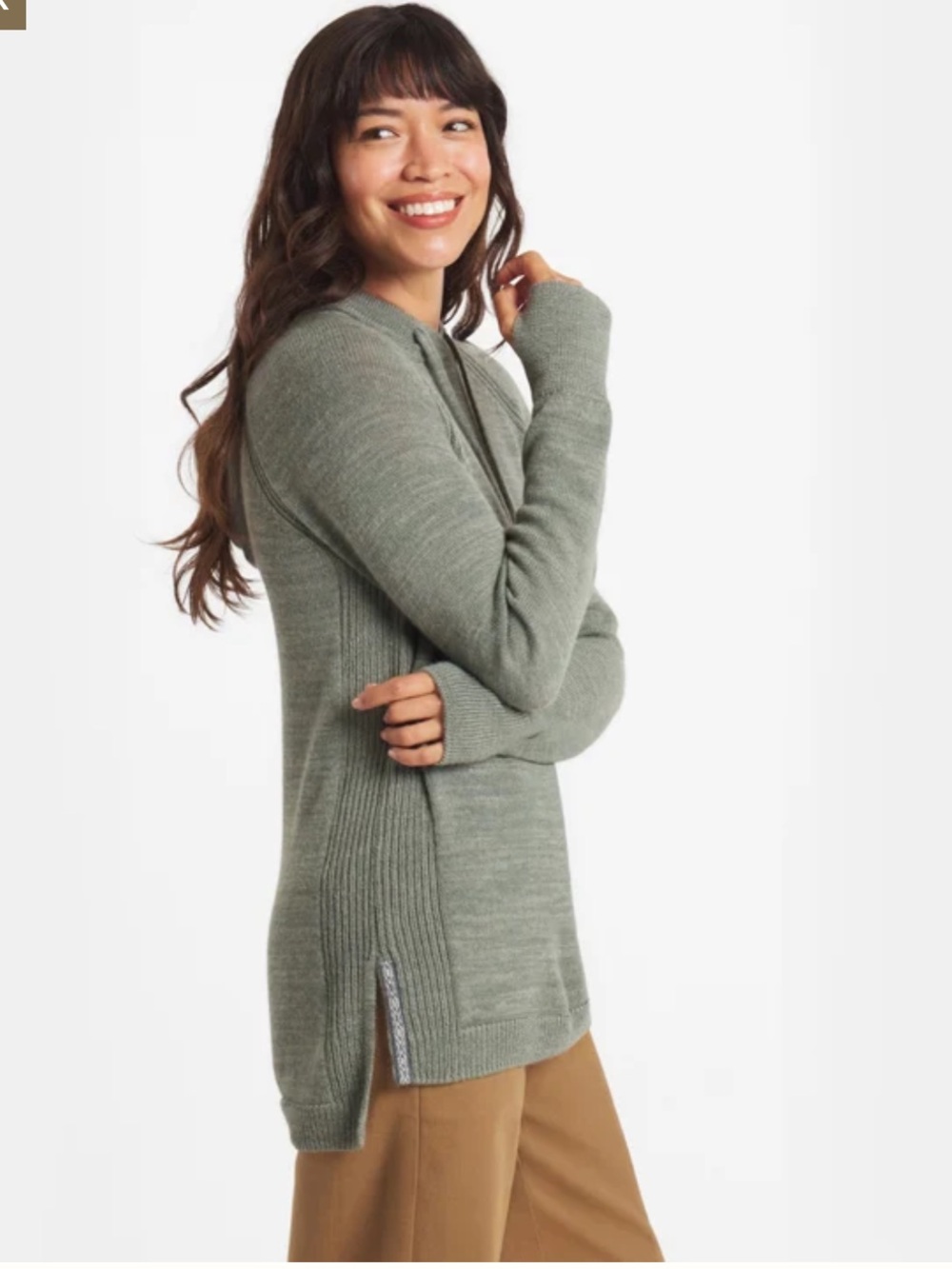 PAKA Alpaca Wool Lightweight Women’s Hoodie Size Small